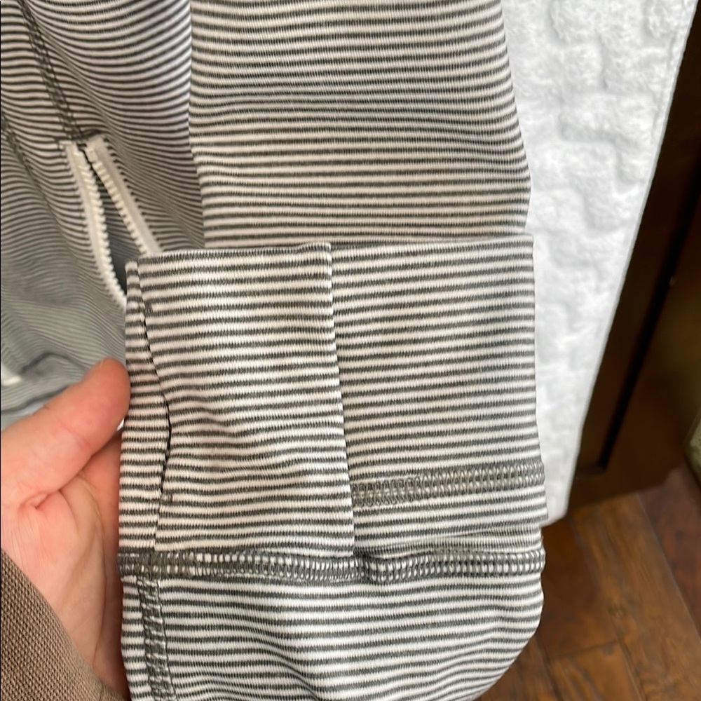Striped Gray Zip-Up Jacket - Picture 6 of 6